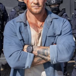 Runner Alan Ritchson Shacket